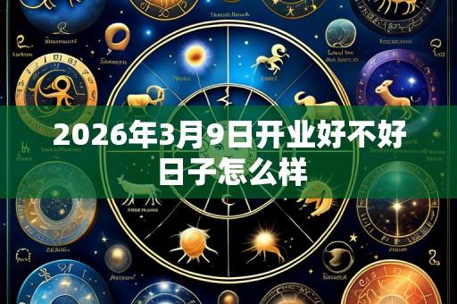 2026年3月9日开业好不好 日子怎么样