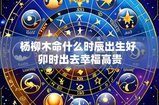 杨柳木命什么时辰出生好 卯时出去幸福高贵