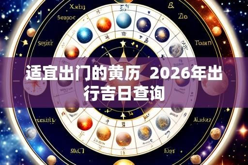 适宜出门的黄历  2026年出行吉日查询