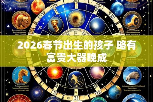 2026春节出生的孩子 略有富贵大器晚成