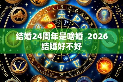 结婚24周年是啥婚  2026结婚好不好