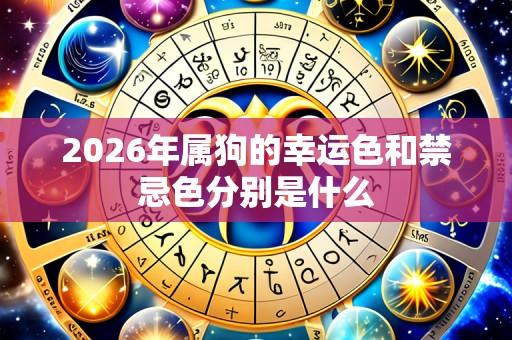 2026年属狗的幸运色和禁忌色分别是什么