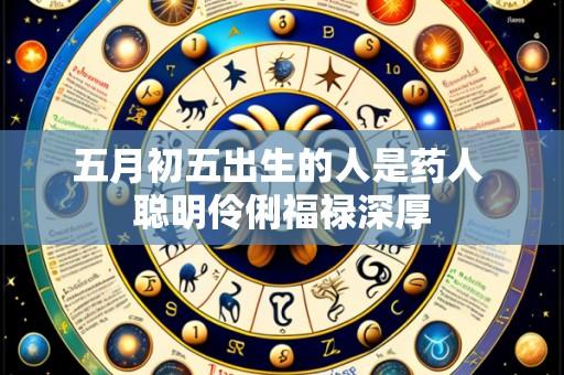 五月初五出生的人是药人 聪明伶俐福禄深厚