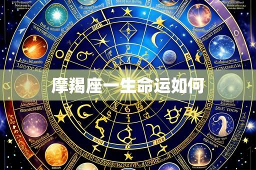 摩羯座一生命运如何