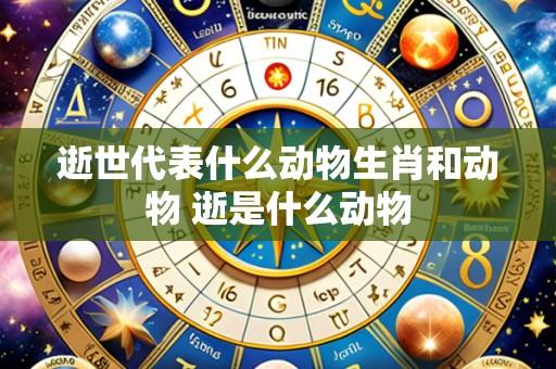 逝世代表什么动物生肖和动物 逝是什么动物