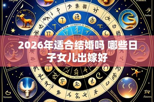 2026年适合结婚吗 哪些日子女儿出嫁好