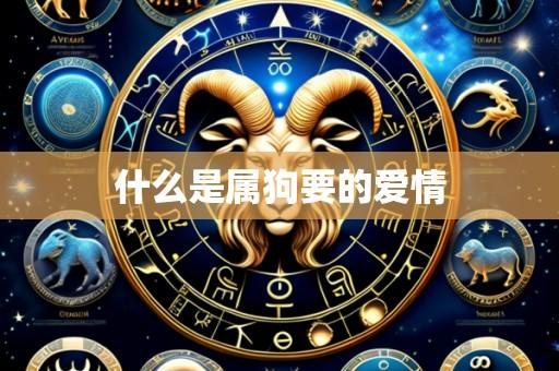 什么是属狗要的爱情