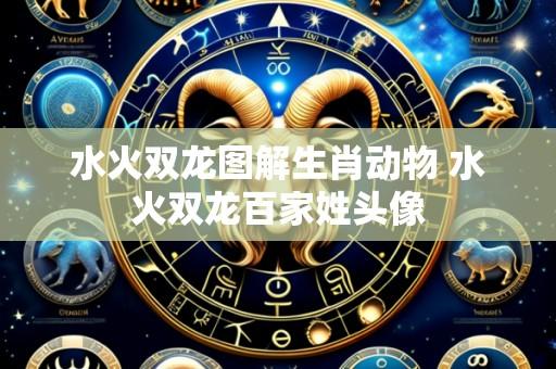 水火双龙图解生肖动物 水火双龙百家姓头像
