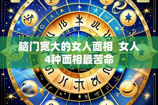 脑门宽大的女人面相  女人4种面相最苦命