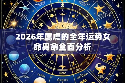 2026年属虎的全年运势女命男命全面分析