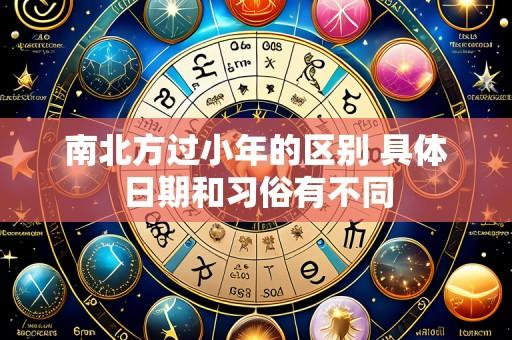 南北方过小年的区别 具体日期和习俗有不同