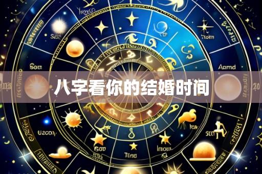八字看你的结婚时间