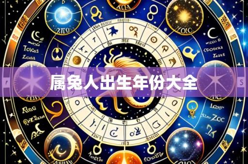 属兔人出生年份大全