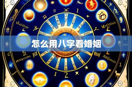 怎么用八字看婚姻