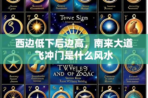 西边低下后边高，南来大道飞冲门是什么风水