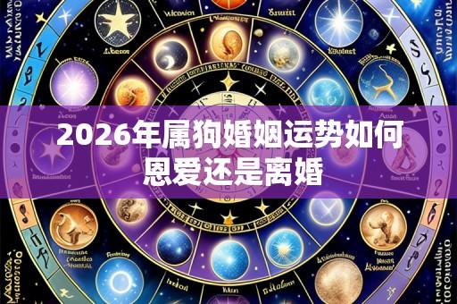 2026年属狗婚姻运势如何 恩爱还是离婚