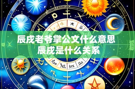 辰戌老爷掌公文什么意思 辰戌是什么关系