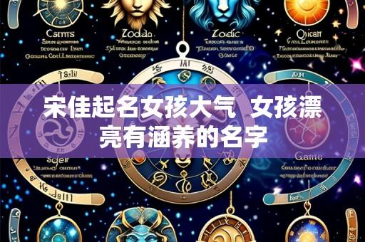 宋佳起名女孩大气 女孩漂亮有涵养的名字