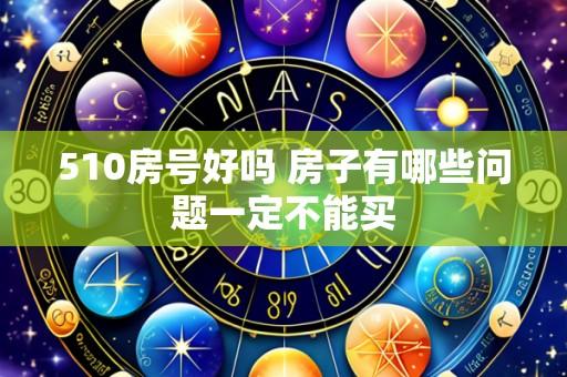 510房号好吗 房子有哪些问题一定不能买