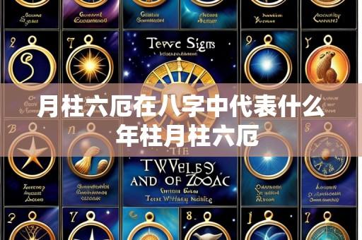 月柱六厄在八字中代表什么 年柱月柱六厄