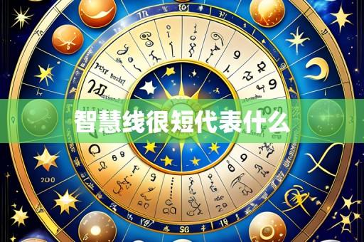 智慧线很短代表什么