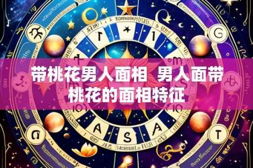 带桃花男人面相 男人面带桃花的面相特征