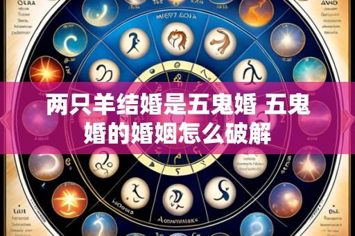 两只羊结婚是五鬼婚 五鬼婚的婚姻怎么破解