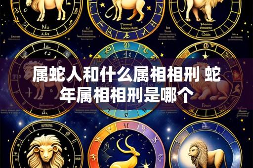 属蛇人和什么属相相刑 蛇年属相相刑是哪个