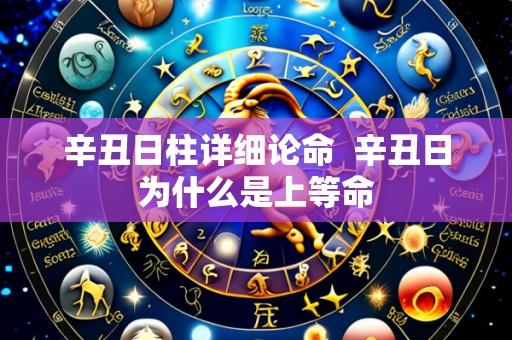 辛丑日柱详细论命  辛丑日为什么是上等命
