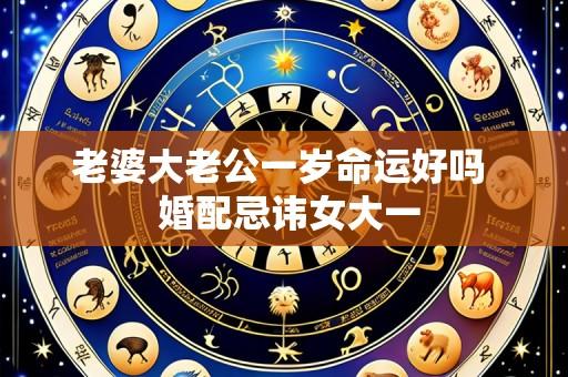 老婆大老公一岁命运好吗  婚配忌讳女大一