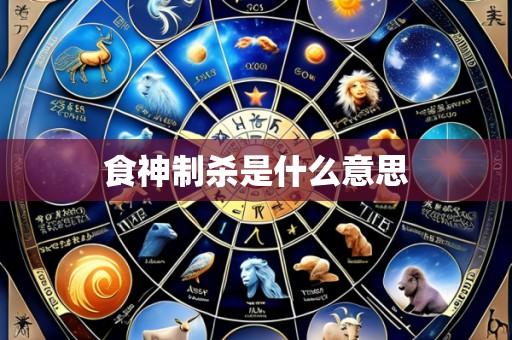 食神制杀是什么意思