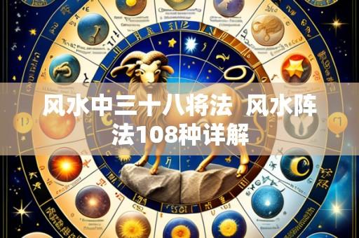 风水中三十八将法  风水阵法108种详解