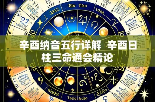 辛酉纳音五行详解  辛酉日柱三命通会精论