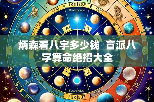 炳森看八字多少钱 盲派八字算命绝招大全