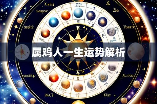 属鸡人一生运势解析