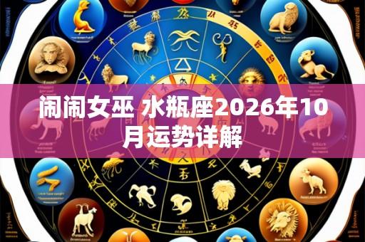 闹闹女巫 水瓶座2026年10月运势详解
