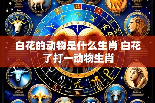 白花的动物是什么生肖 白花了打一动物生肖