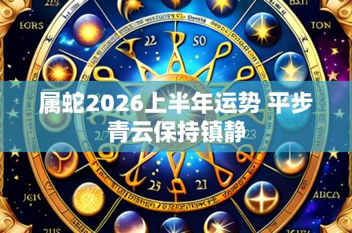 属蛇2026上半年运势 平步青云保持镇静