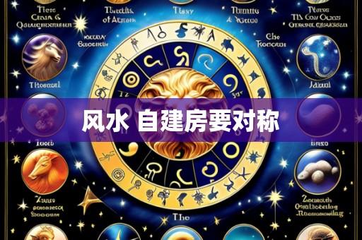 风水 自建房要对称