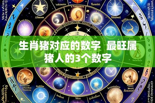 生肖猪对应的数字  最旺属猪人的3个数字