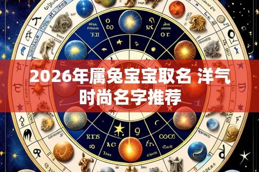 2026年属兔宝宝取名 洋气时尚名字推荐