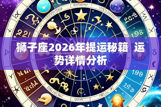 狮子座2026年提运秘籍 运势详情分析