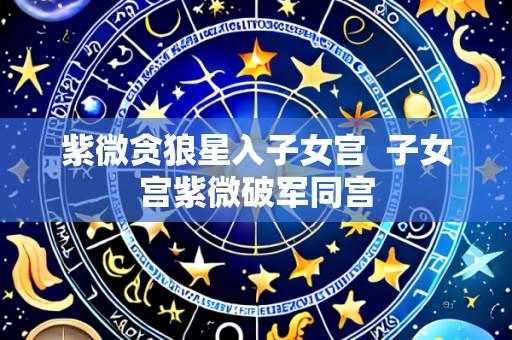 紫微贪狼星入子女宫 子女宫紫微破军同宫