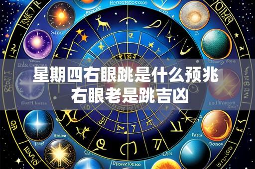 星期四右眼跳是什么预兆 右眼老是跳吉凶