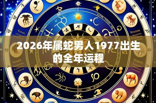 2026年属蛇男人1977出生的全年运程
