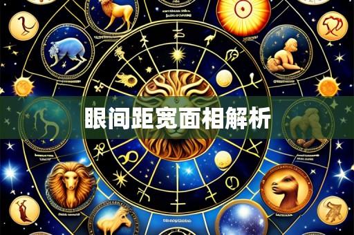 眼间距宽面相解析