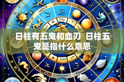 日柱有五鬼和血刃 日柱五鬼是指什么意思