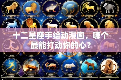 十二星座手绘动漫画,哪个最能打动你的心?