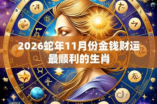 2026蛇年11月份金钱财运最顺利的生肖