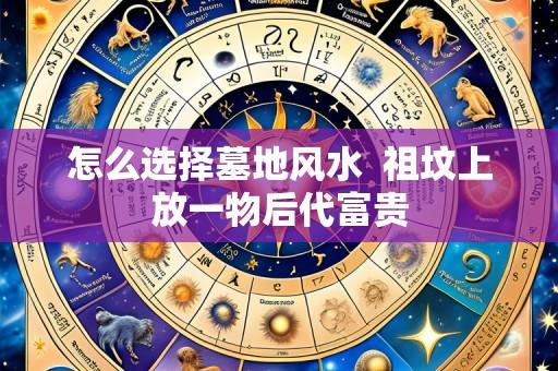 怎么选择墓地风水 祖坟上放一物后代富贵